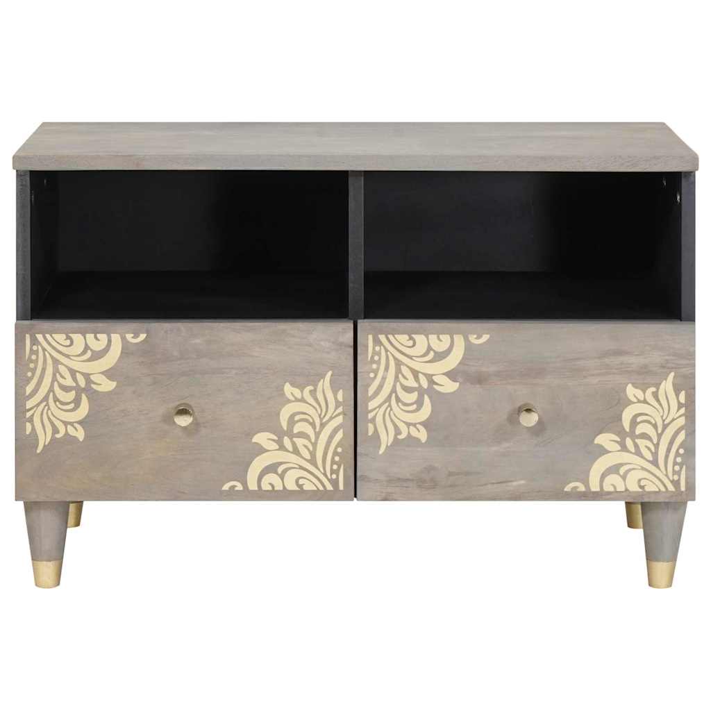 Televizoriaus spintelė Pilka 70 x 33 x 46 cm Kietas mango medis