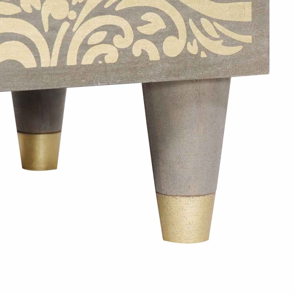 Bedside cabinet with a drawer Grey 50 x 33 x 60 cm