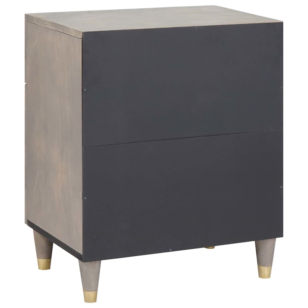 Bedside cabinet with a drawer Grey 50 x 33 x 60 cm