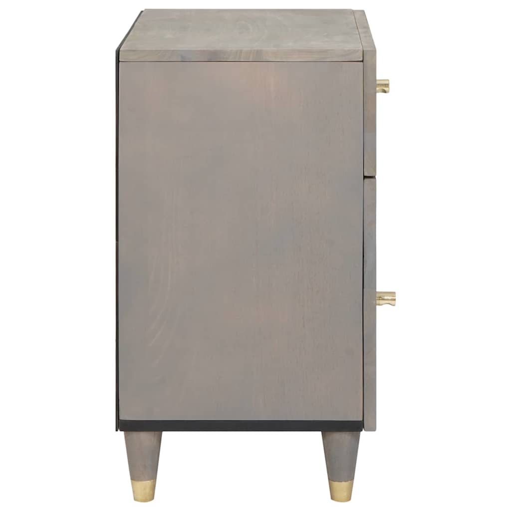 Bedside cabinet with a drawer Grey 50 x 33 x 60 cm