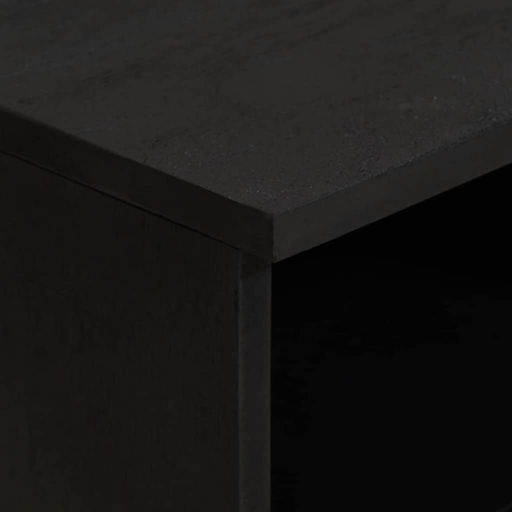 Televizoriaus spintelė Juoda 70 x 33 x 46 cm Kietas mango medis