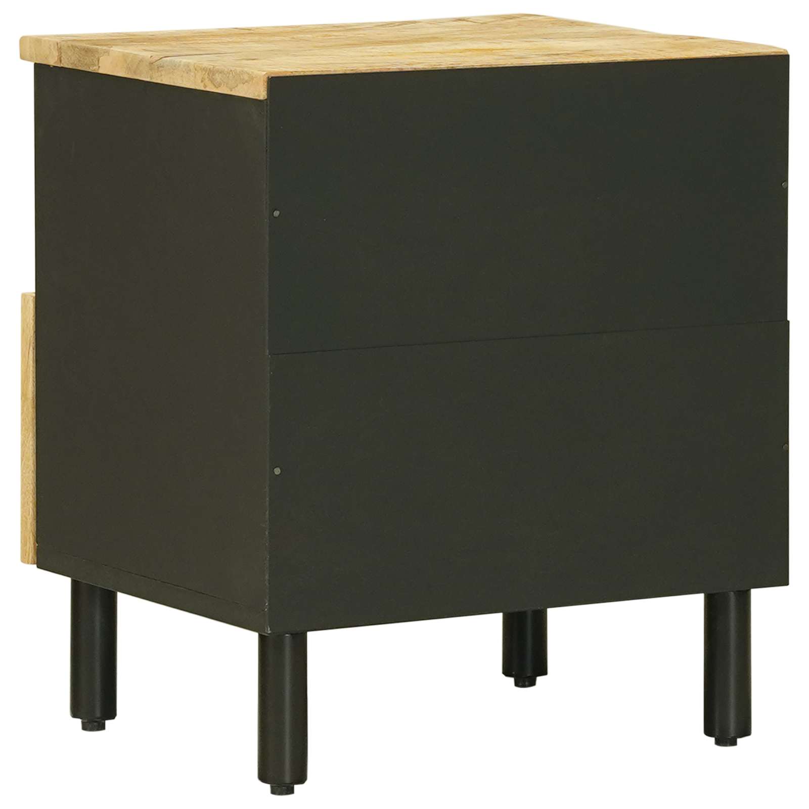 Naktinis staliukas 2 pcs Ruda 40 x 33 x 46 cm