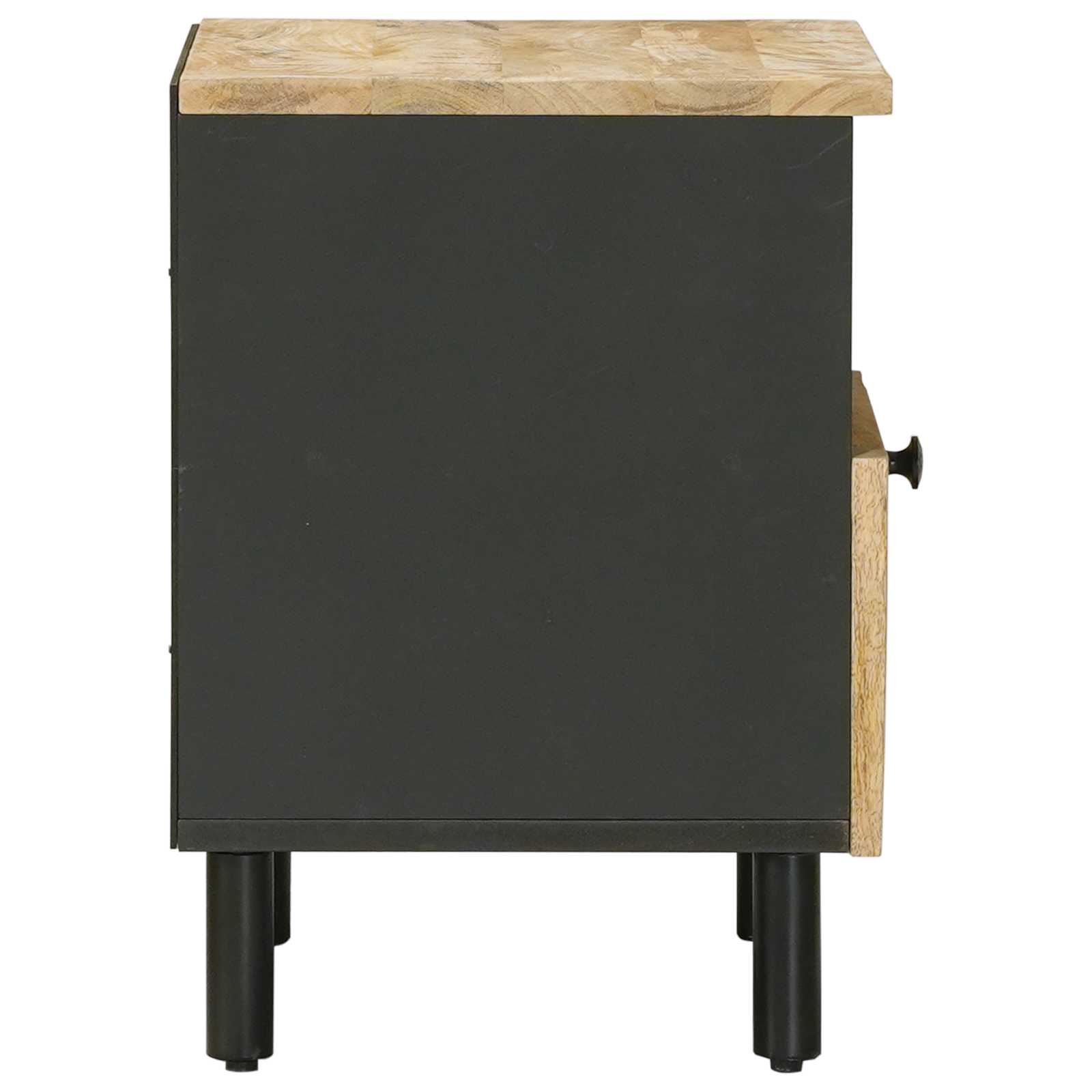 Naktinis staliukas 2 pcs Ruda 40 x 33 x 46 cm