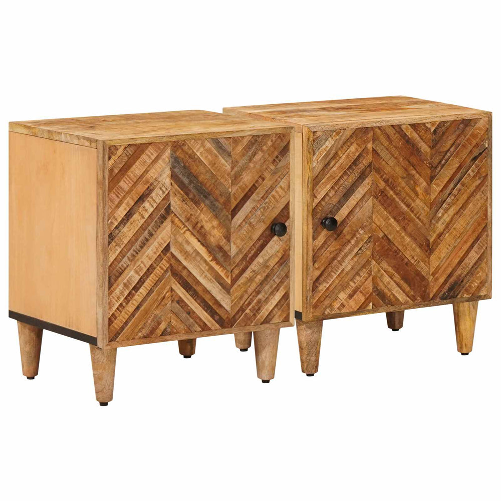Naktinis staliukas 2 pcs Ruda 40 x 33,5 x 46 cm