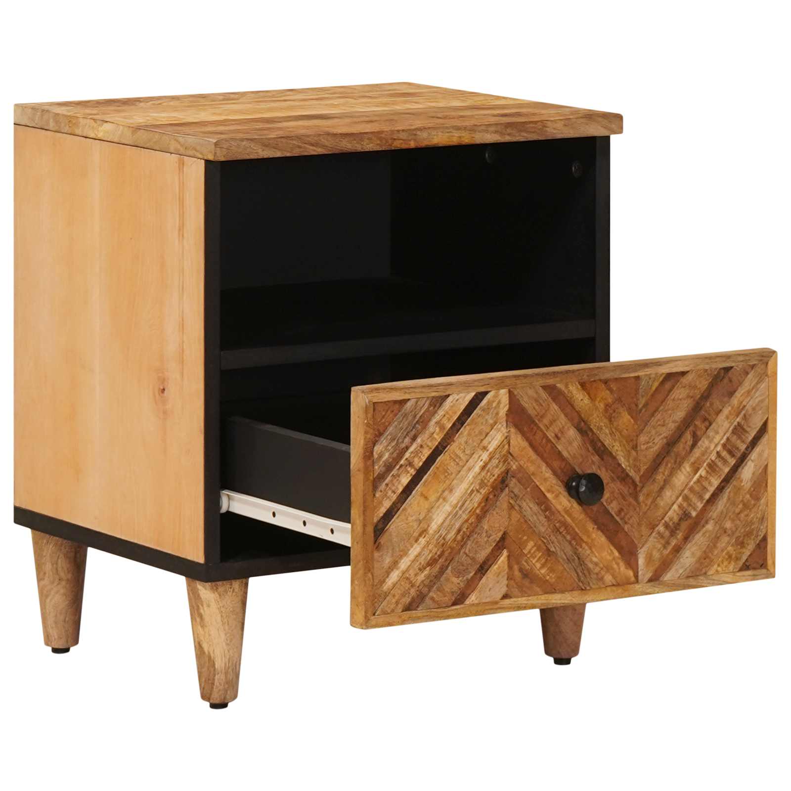 Naktinis staliukas Ruda 50 x 33 x 60 cm Kietas mango medis