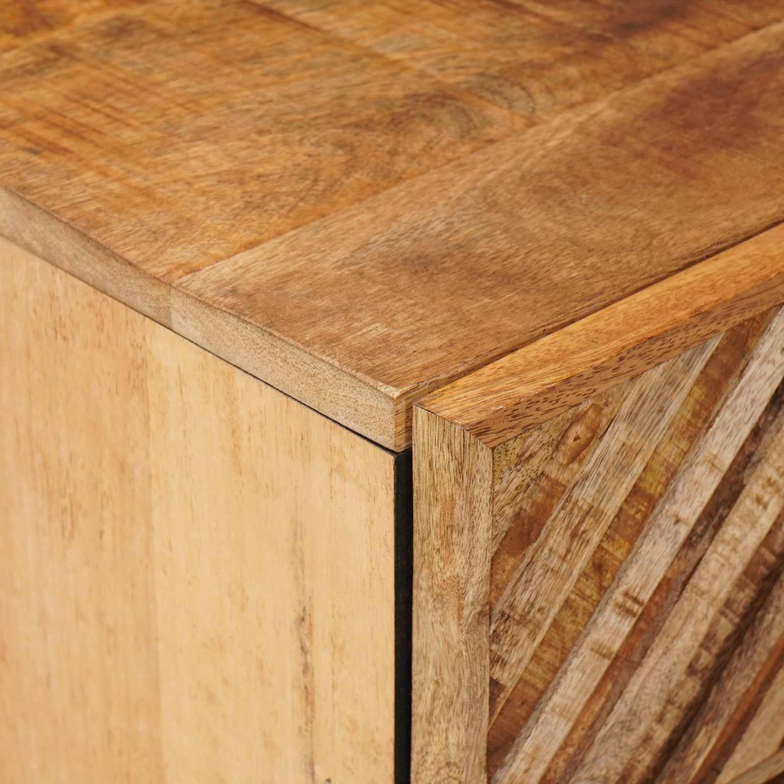 Naktinis staliukas Ruda 50 x 33 x 60 cm Kietas mango medis