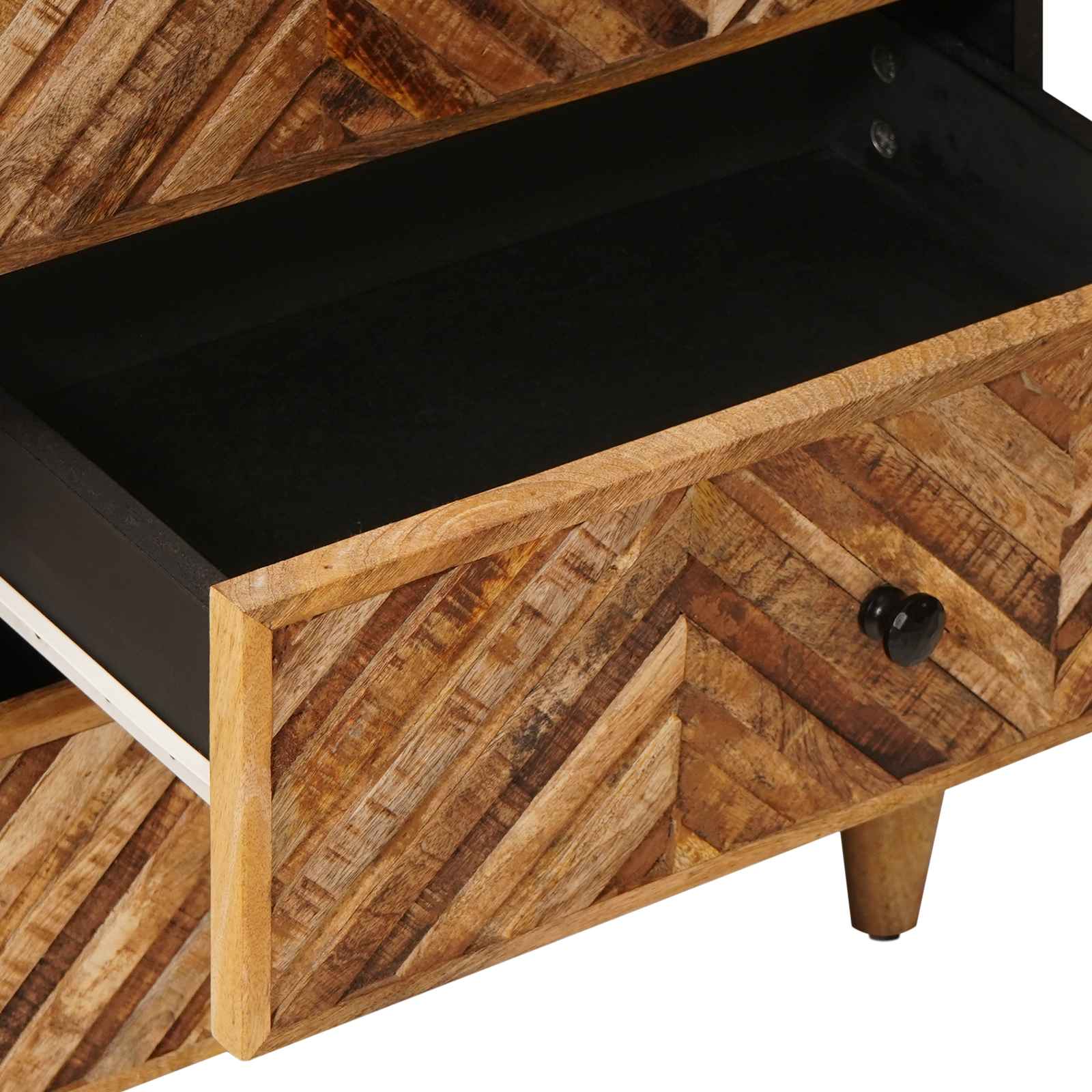 Naktinis staliukas Ruda 50 x 33 x 60 cm Kietas mango medis