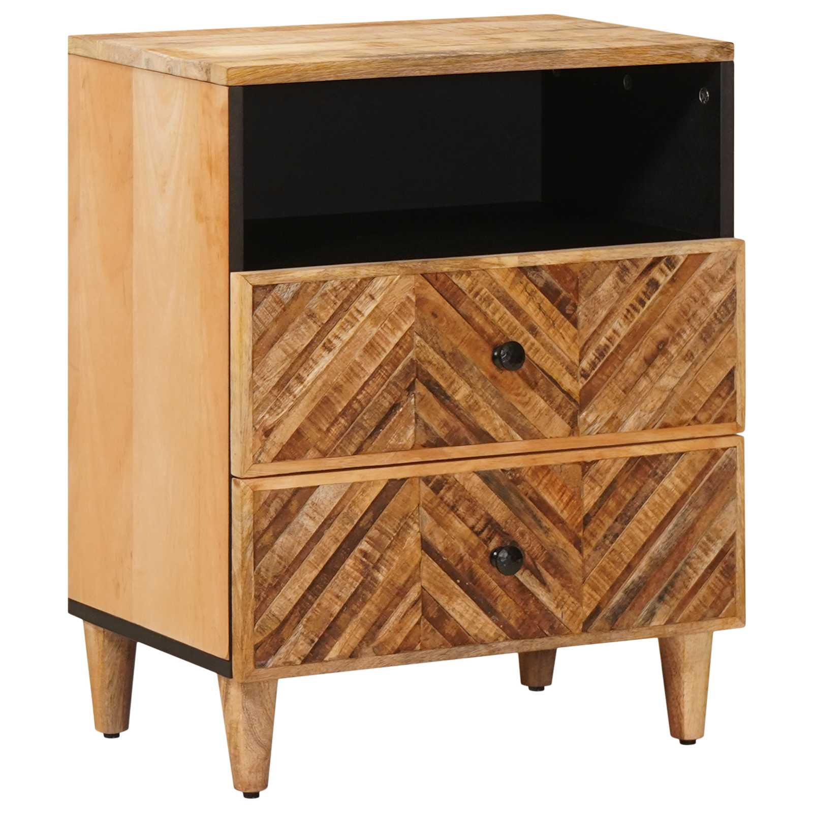 Naktinis staliukas Ruda 50 x 33 x 60 cm Kietas mango medis