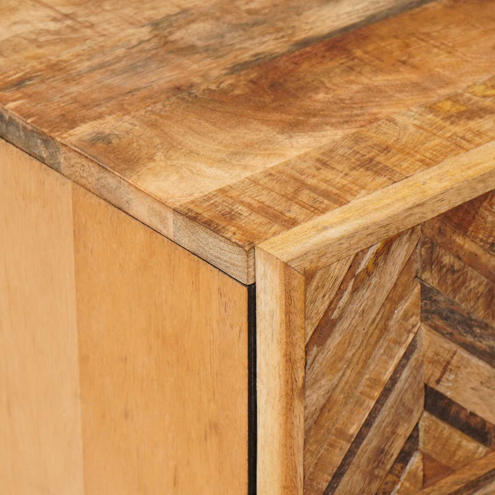 Naktinis staliukas Ruda 50 x 33 x 60 cm Kietas mango medis
