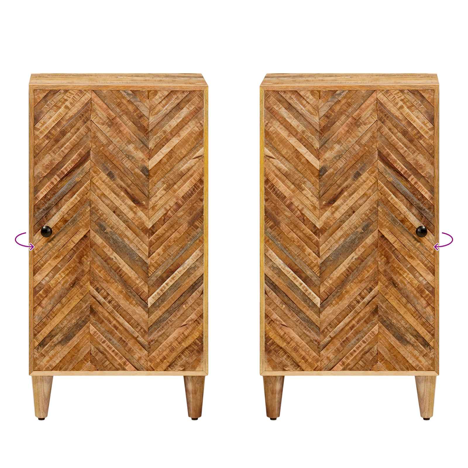 Saugojimo spintos Ruda 40 x 33,5 x 75 cm Kietas mango medis
