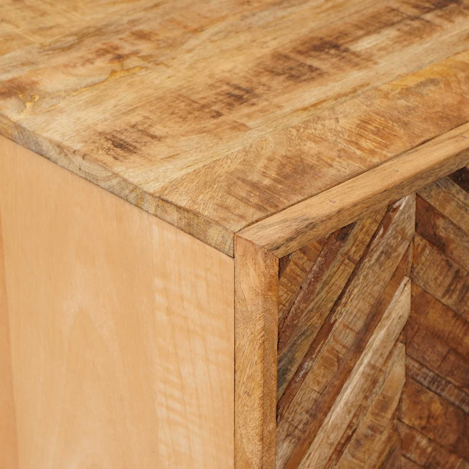 Saugojimo spintos Ruda 90 x 33,5 x 75 cm Kietas mango medis