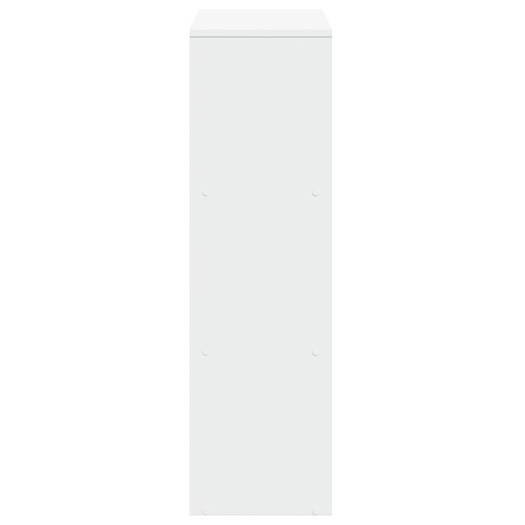 Kambario pertvara, knygų lentyna, 3 pakopų, balta, 99x29x99 cm, inžinerinė mediena