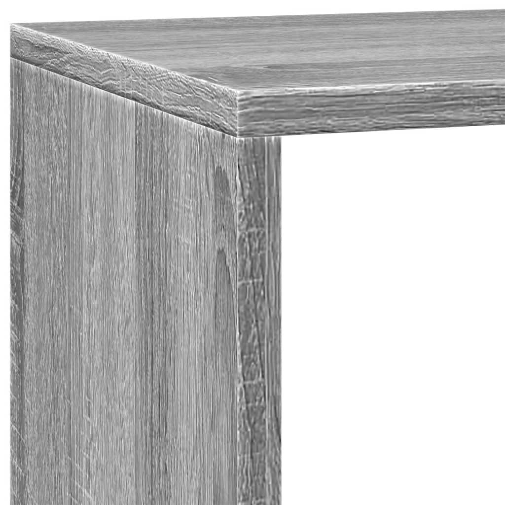 Pertvara/knygų spinta, pilka, 137,5x29x103,5cm, 3 aukštų