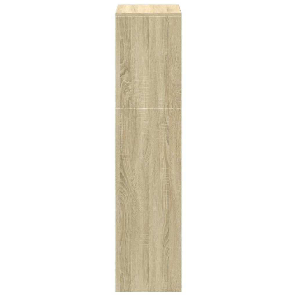 Room divider/bookcase, oak, 123x29x123cm, wood, 3-tier