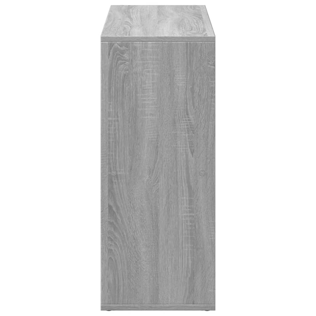 Kambario pertvara/knygų spinta, pilka, 69,5x29x69,5cm, mediena
