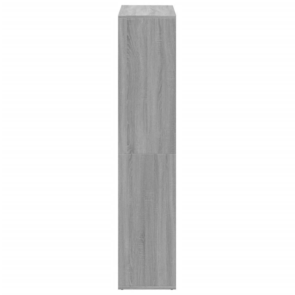 Kambario pertvara/knygų spinta, pilka, 69,5x29x137,5cm, mediena