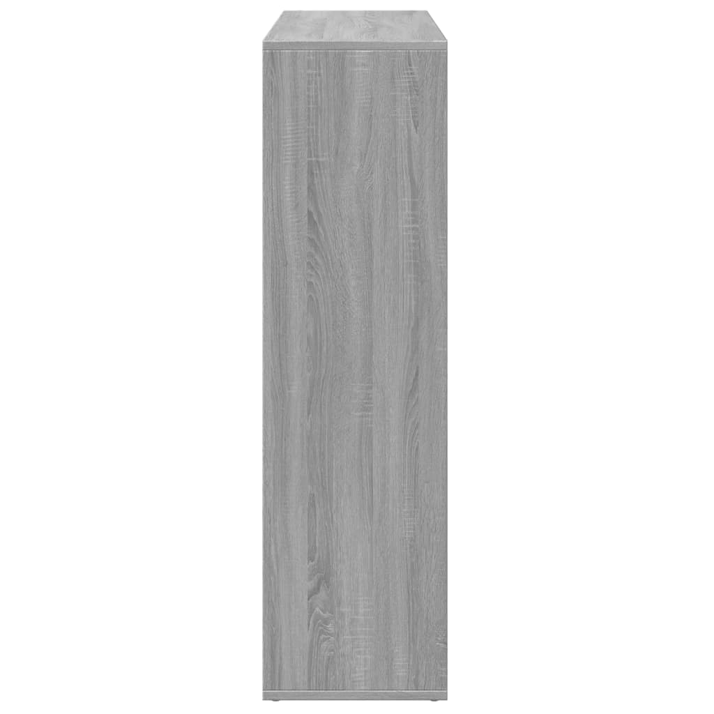 Kambario pertvara/knygų spinta, pilka, 102x29x103,5cm, mediena