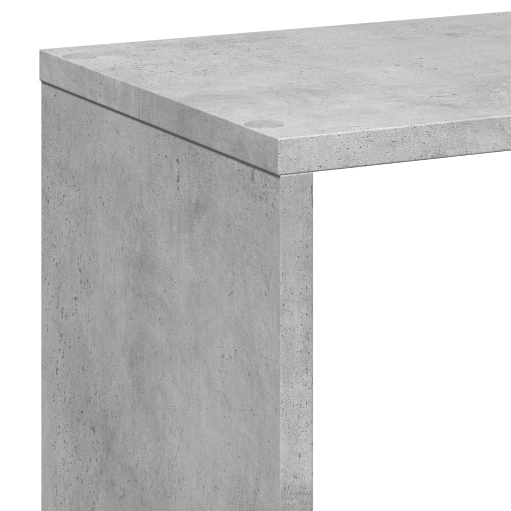 Pertvara/knygų spinta, betono, 67x25x161,5cm, mediena