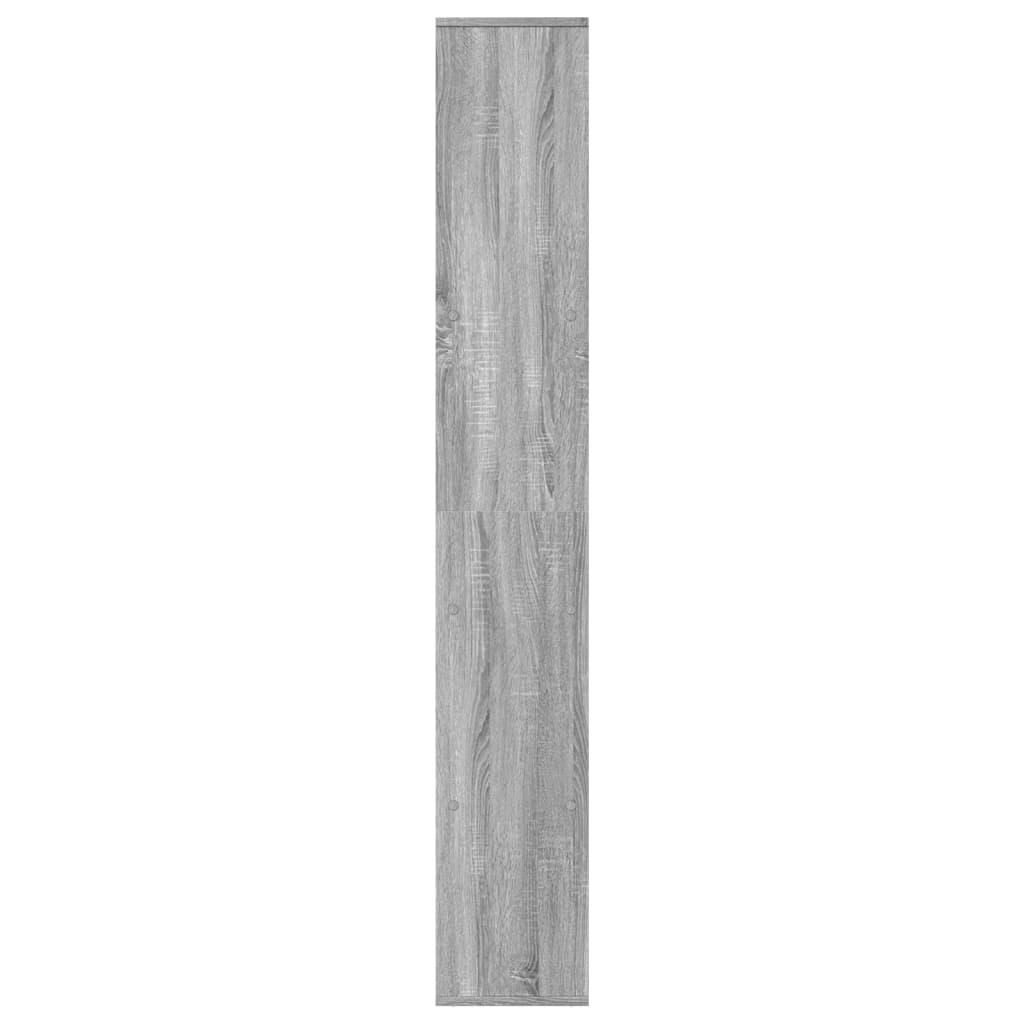 Kambario pertvara/knygų spinta, pilka, 67x25x161,5cm, mediena