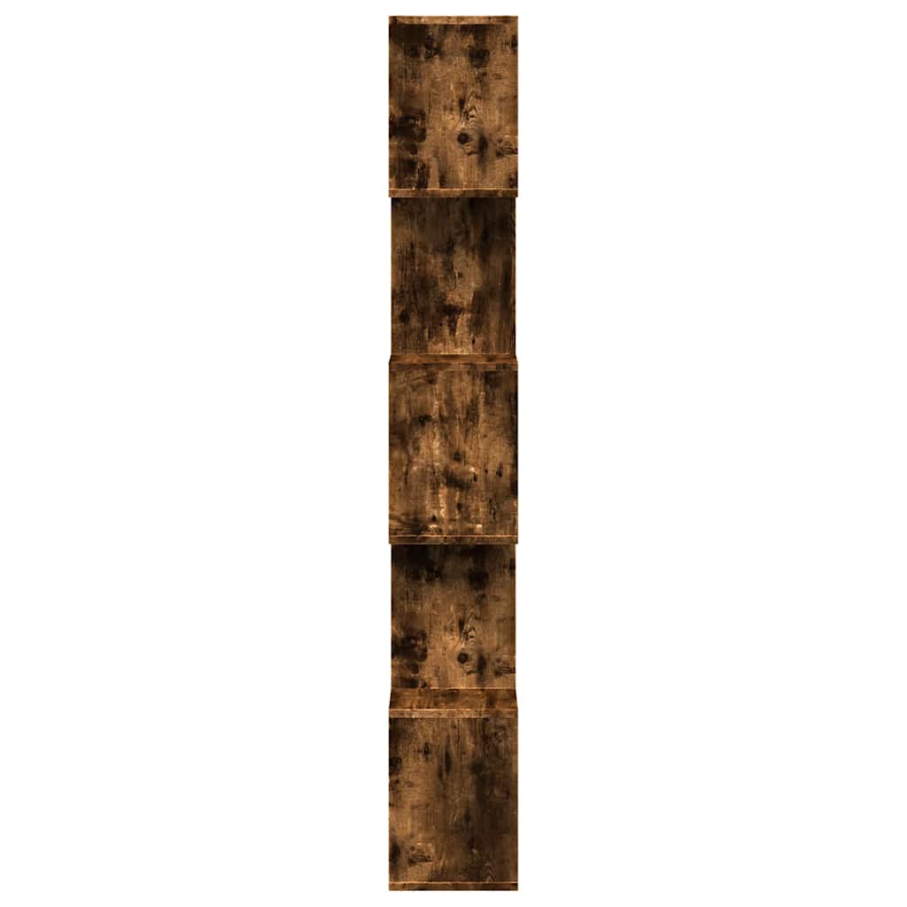 Pertvara/knygų spinta, dūminio ąžuolo, 70x24x161cm, 5 pakopų