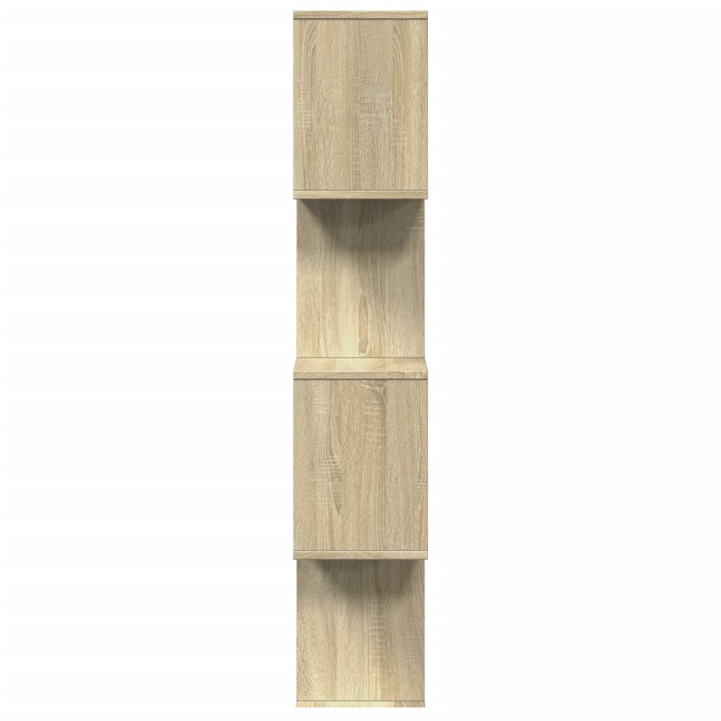 Pertvara/knygų spinta, ąžuolo, 70x24x129cm, mediena, 4 pakopų