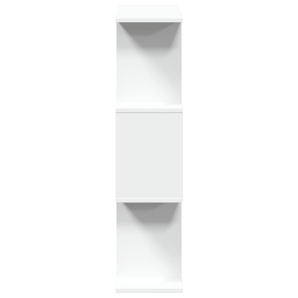 Kambario pertvara/knygų spinta, balta, 70x24x97cm, 3 pakopų