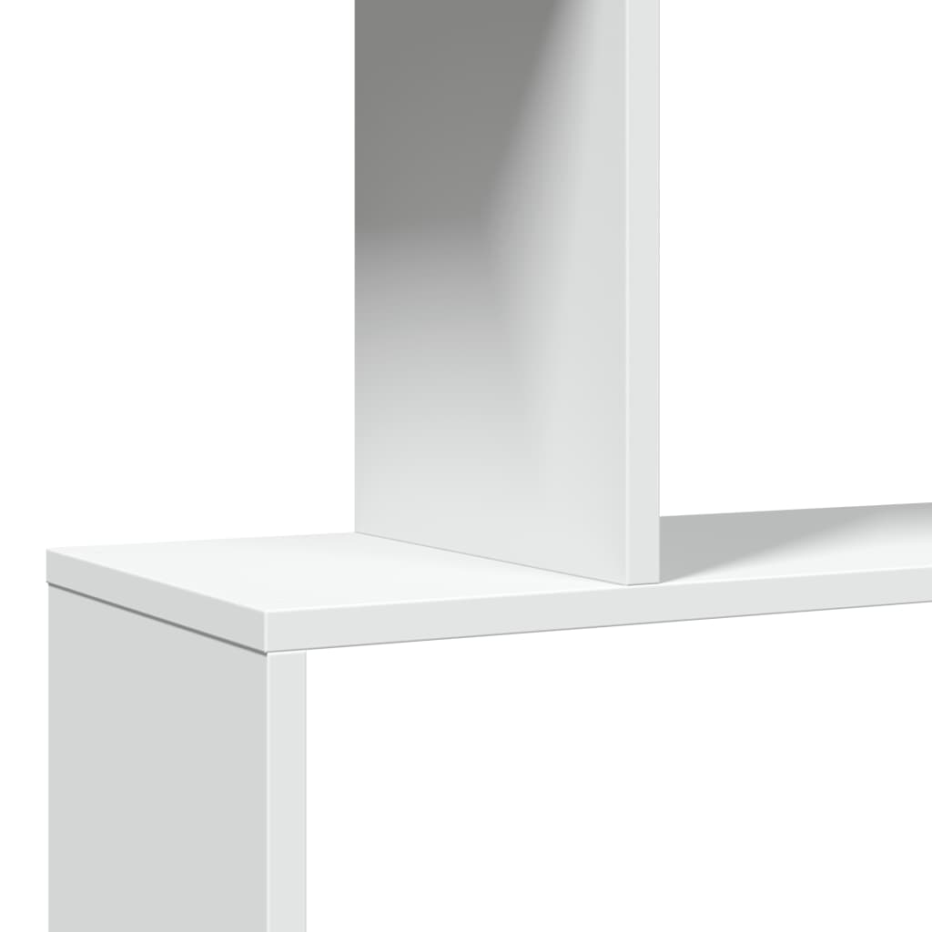 Kambario pertvara/knygų spinta, balta, 70x24x97cm, 3 pakopų