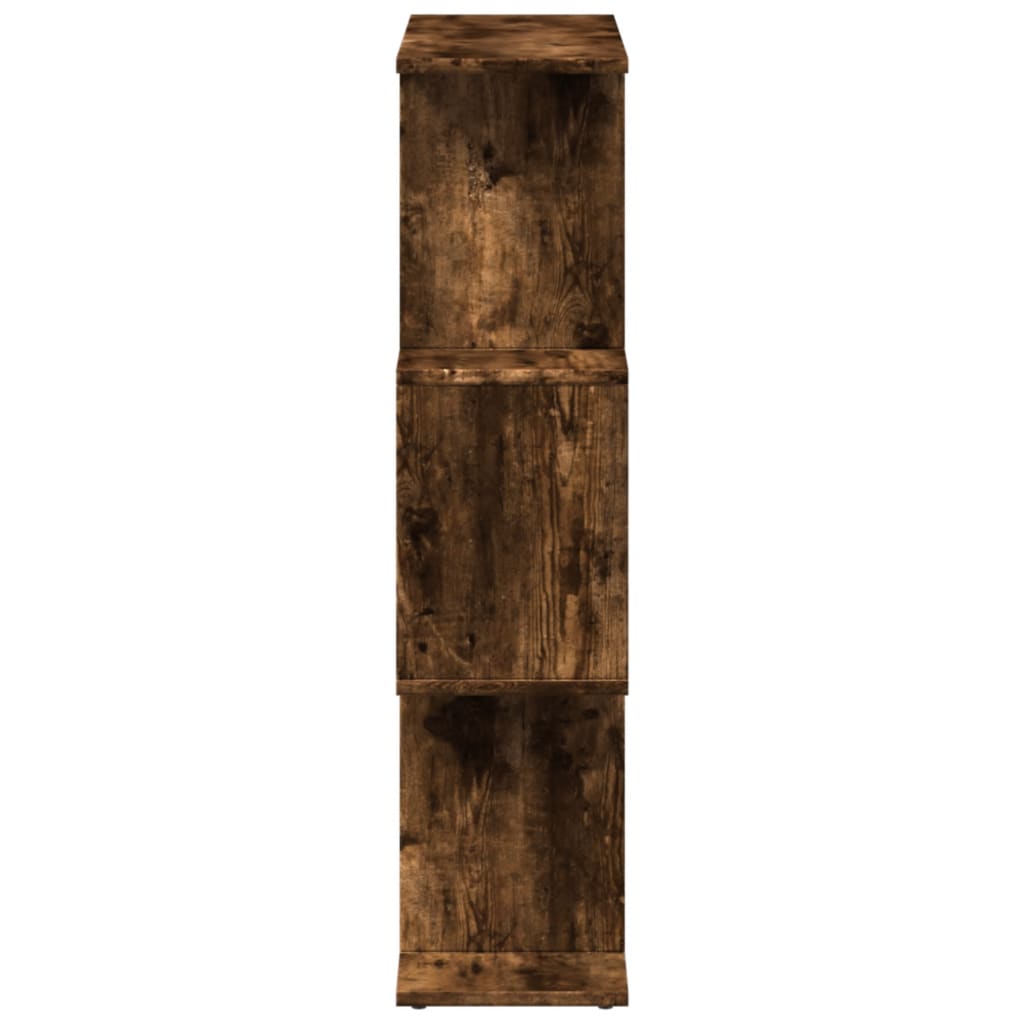 Pertvara/knygų spinta, dūminio ąžuolo, 70x24x97cm, 3 pakopų