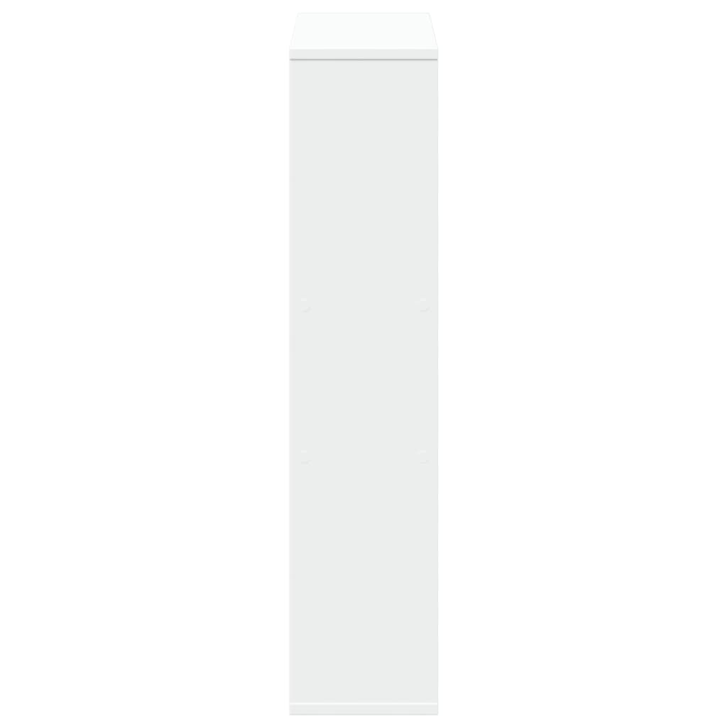 Knygų spinta, baltos spalvos, 63x20x90cm, apdirbta mediena