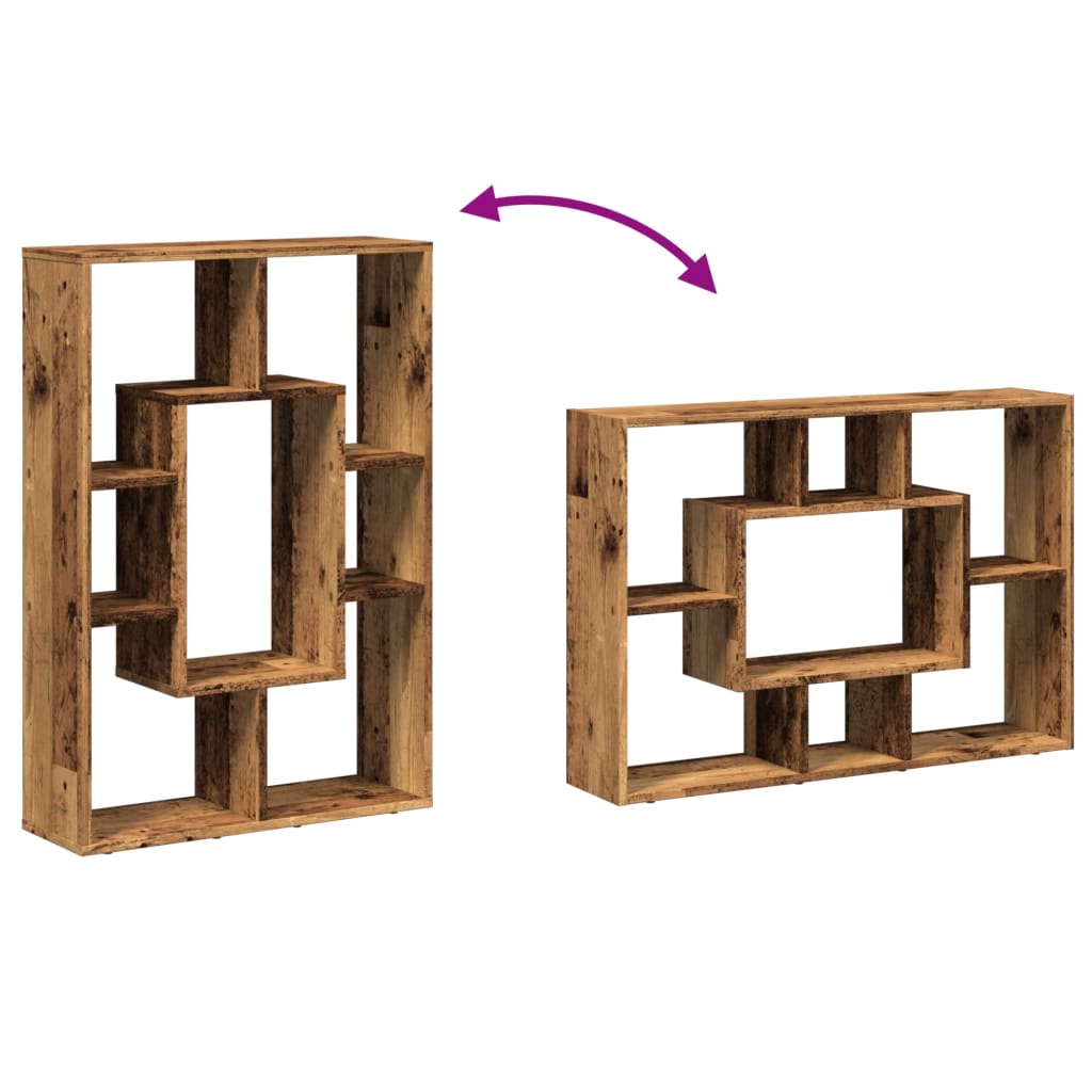 Knygų spinta, sendintos medienos, 63x20x90cm, apdirbta mediena