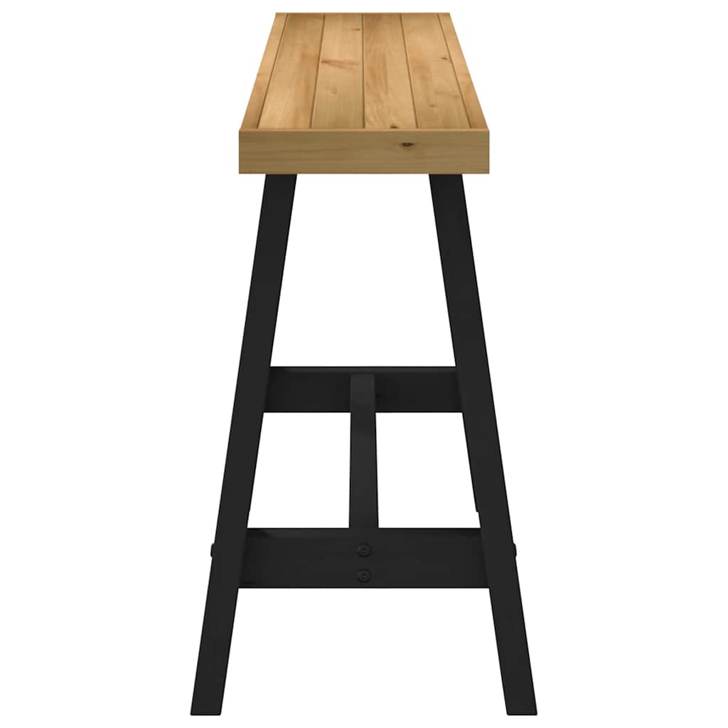 konsolinis stalas NOAIN A formos kojelės 120x30x75 cm
