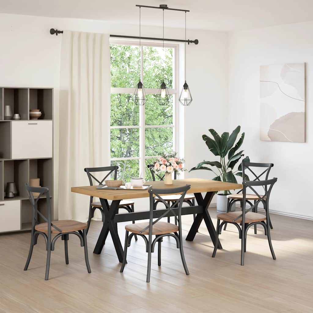 Dining table NOAIN X-shaped legs 180x90x75 cm