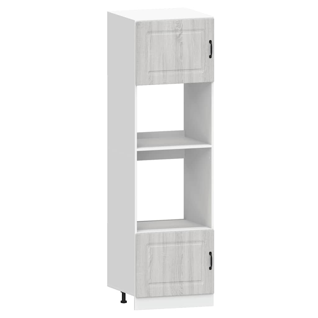 Kitchen cabinet set, 7 pieces, Kalmar, grey
