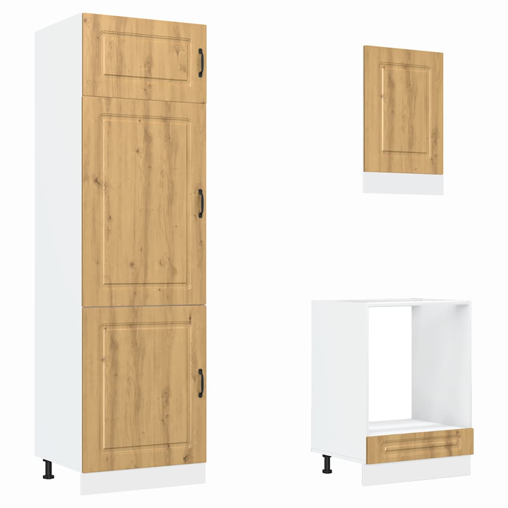 Virtuvinių spintelių komplektas, 7 dalių, Kalmar, artisano