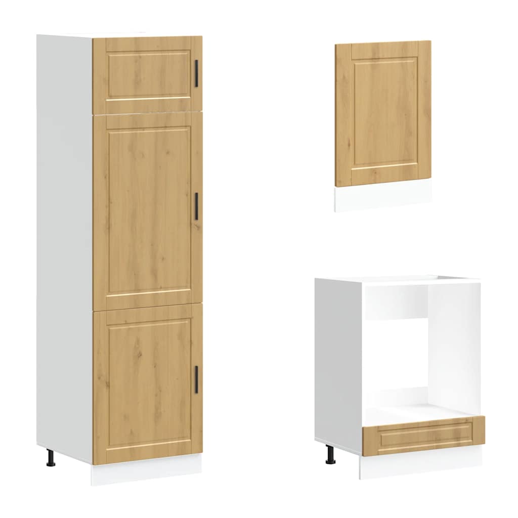 Virtuvinių spintelių komplektas, 7 dalių, Kalmar, artisano