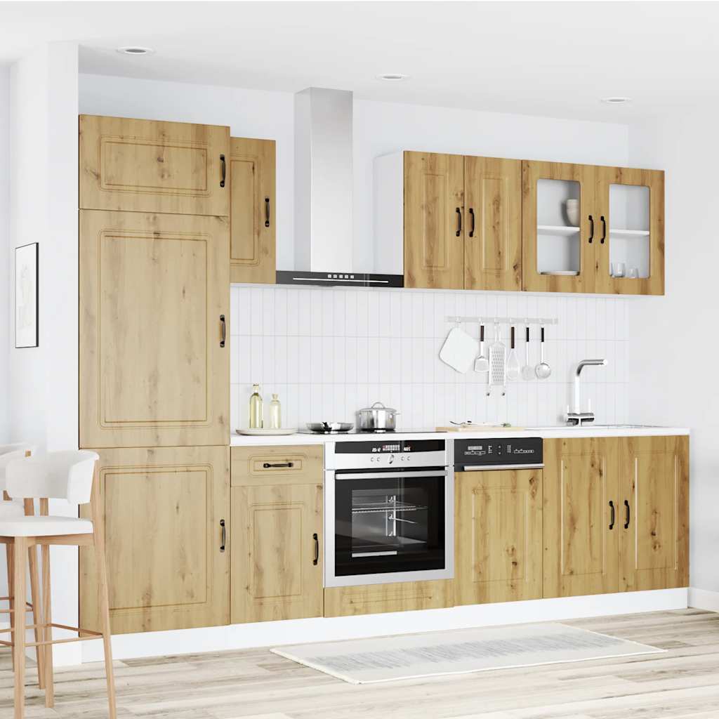 Virtuvinių spintelių komplektas, 8 dalių, Kalmar, artisano