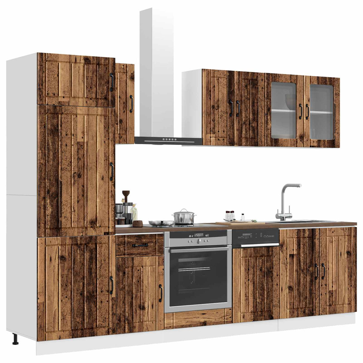 Kitchen cabinet set, 8-piece, Kalmar, wood