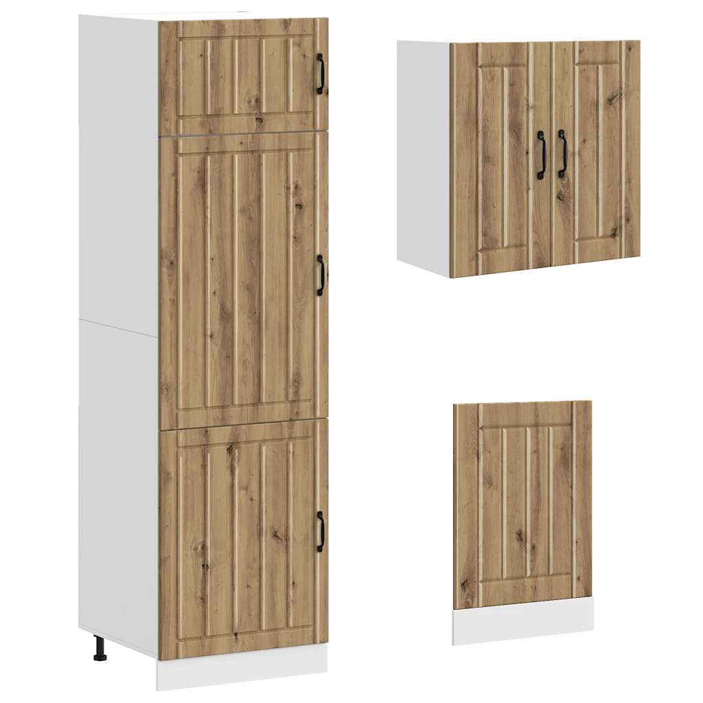 Set of 8 kitchen cabinets, Kalmar, artisan