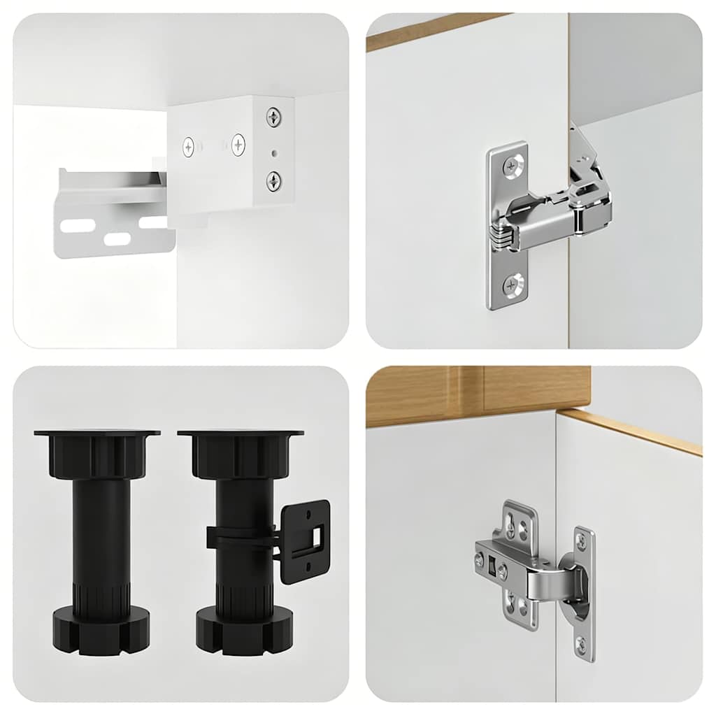 Set of 8 kitchen cabinets, Kalmar, artisan
