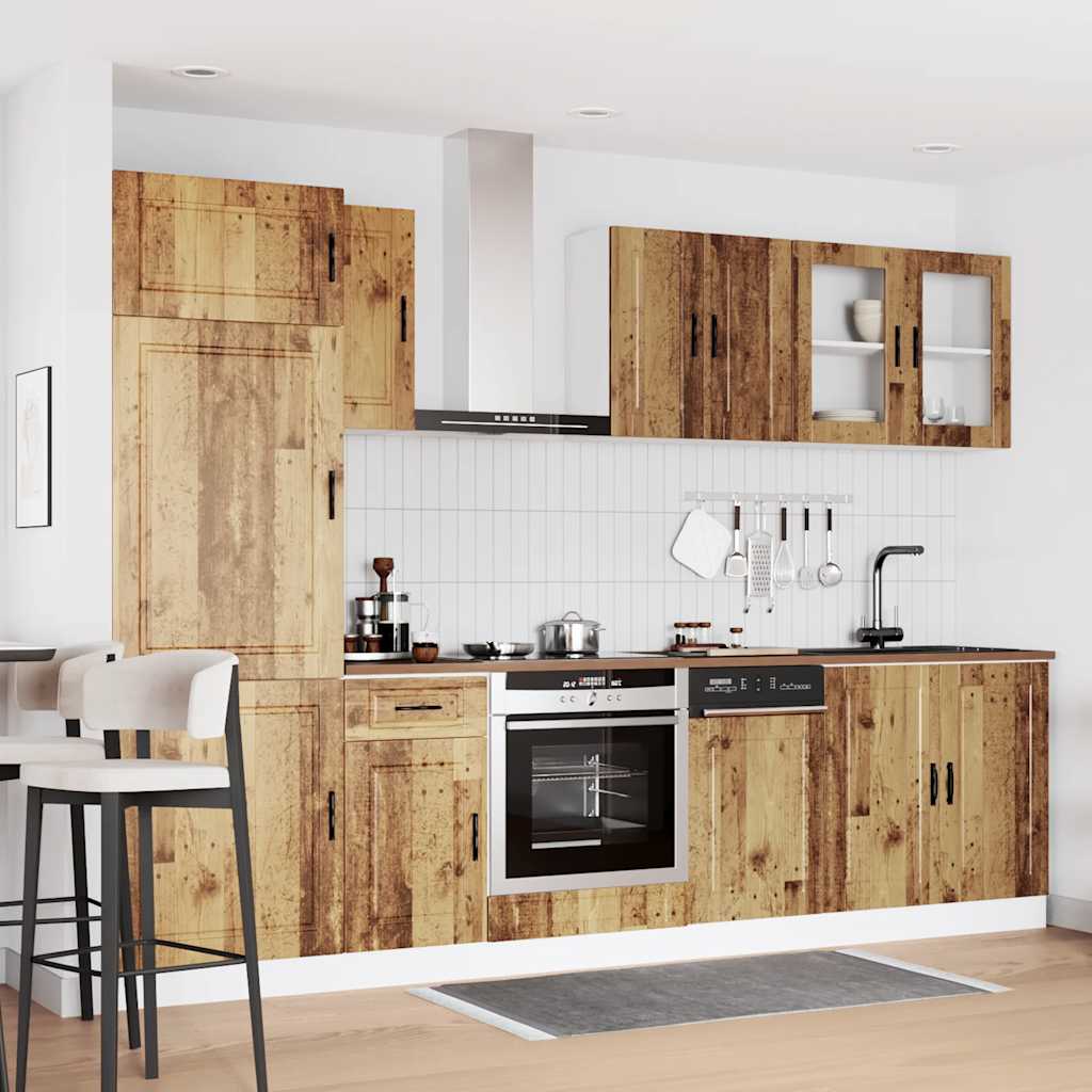Kitchen cabinet set, 8-piece, Kalmar, wood