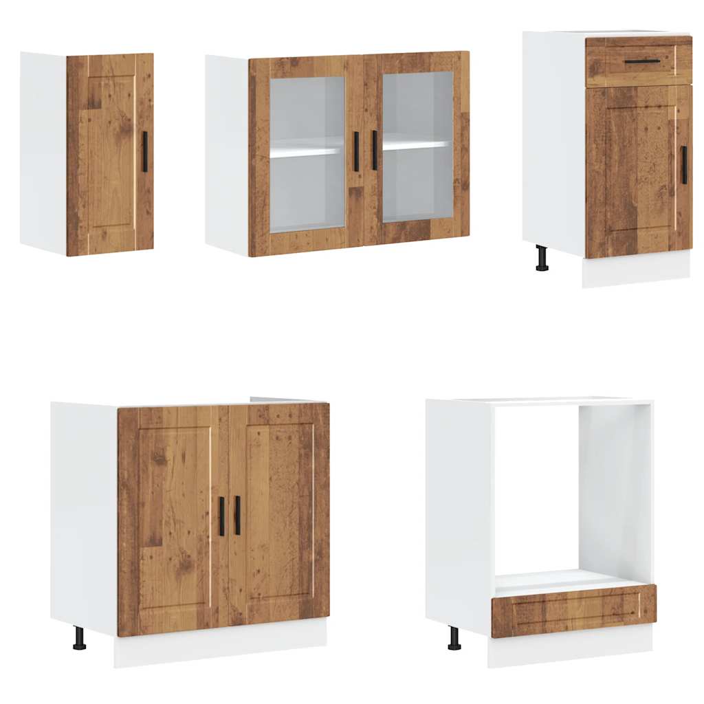 Kitchen cabinet set, 8-piece, Kalmar, wood