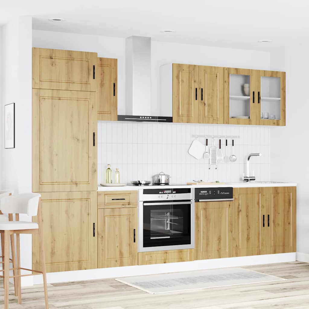 Virtuves skapīšu komplekts, 8 daļas, Kalmar, Artisano