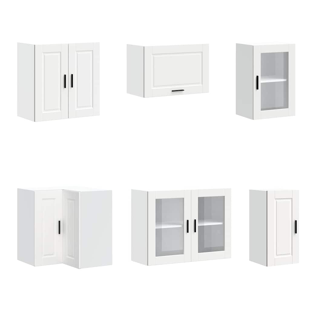 Kitchen cabinet set, 11 pieces, Porto, white