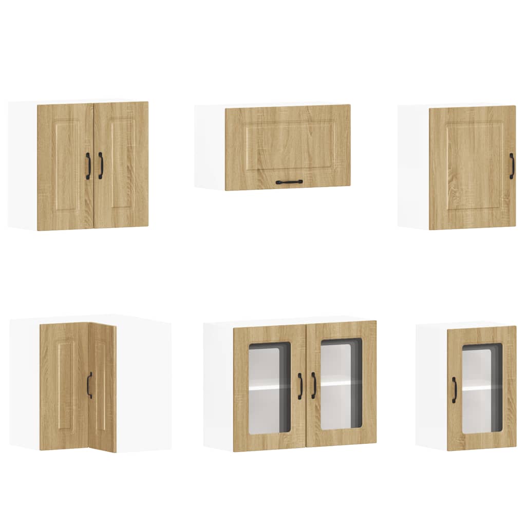 Virtuvinių spintelių komplektas, 11 dalių, Kalmar, ąžuolo