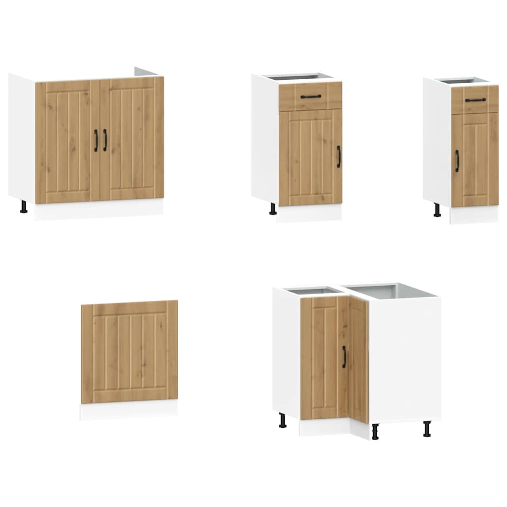 Virtuvinių spintelių komplektas, 11 dalių, Kalmar, artisano
