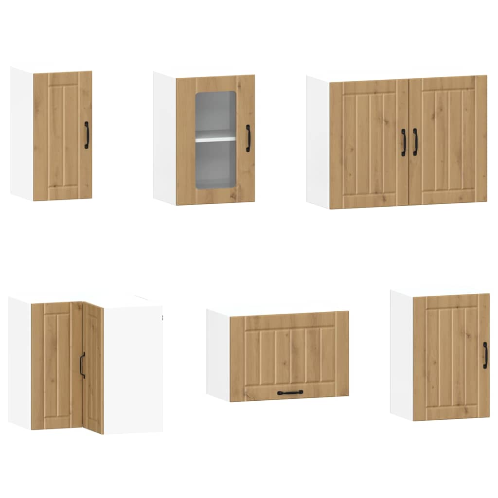 Virtuvinių spintelių komplektas, 11 dalių, Kalmar, artisano
