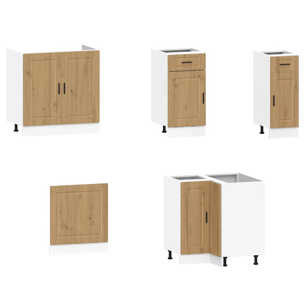 Virtuvinių spintelių komplektas, 11 dalių, Porto, artisano