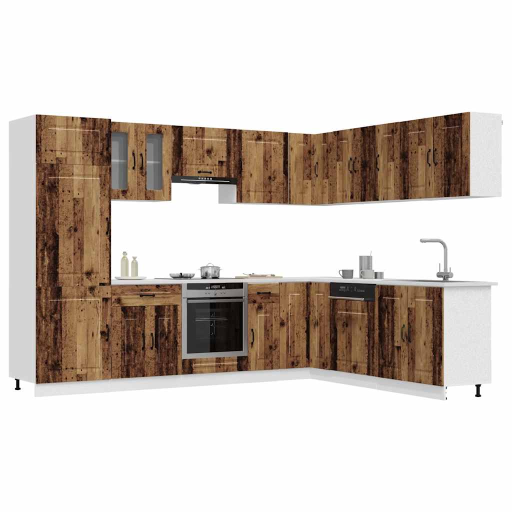 Kitchen cabinet set, 14 pieces, Kalmar, wood