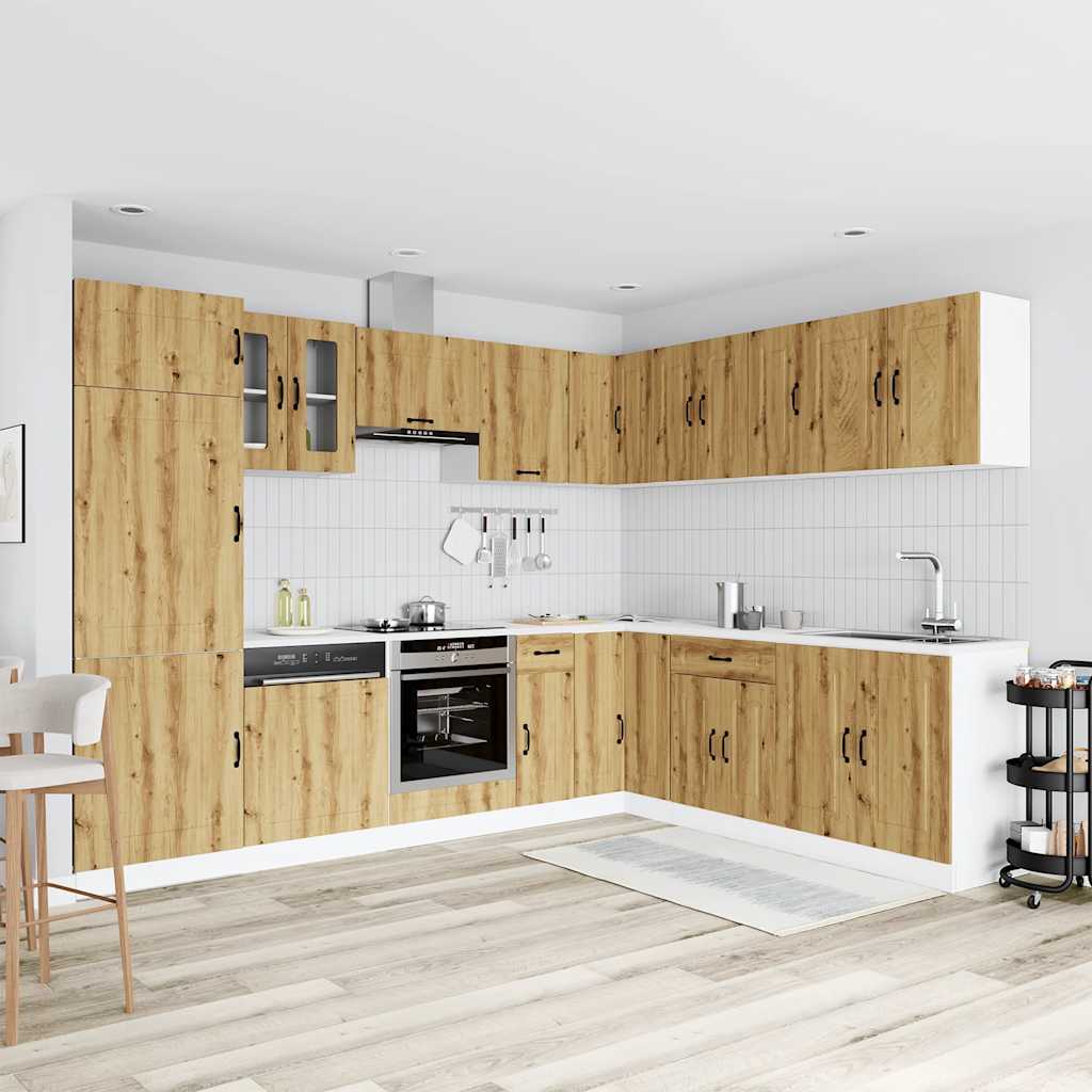 Virtuvinių spintelių komplektas, 14 dalių, Kalmar, artisano
