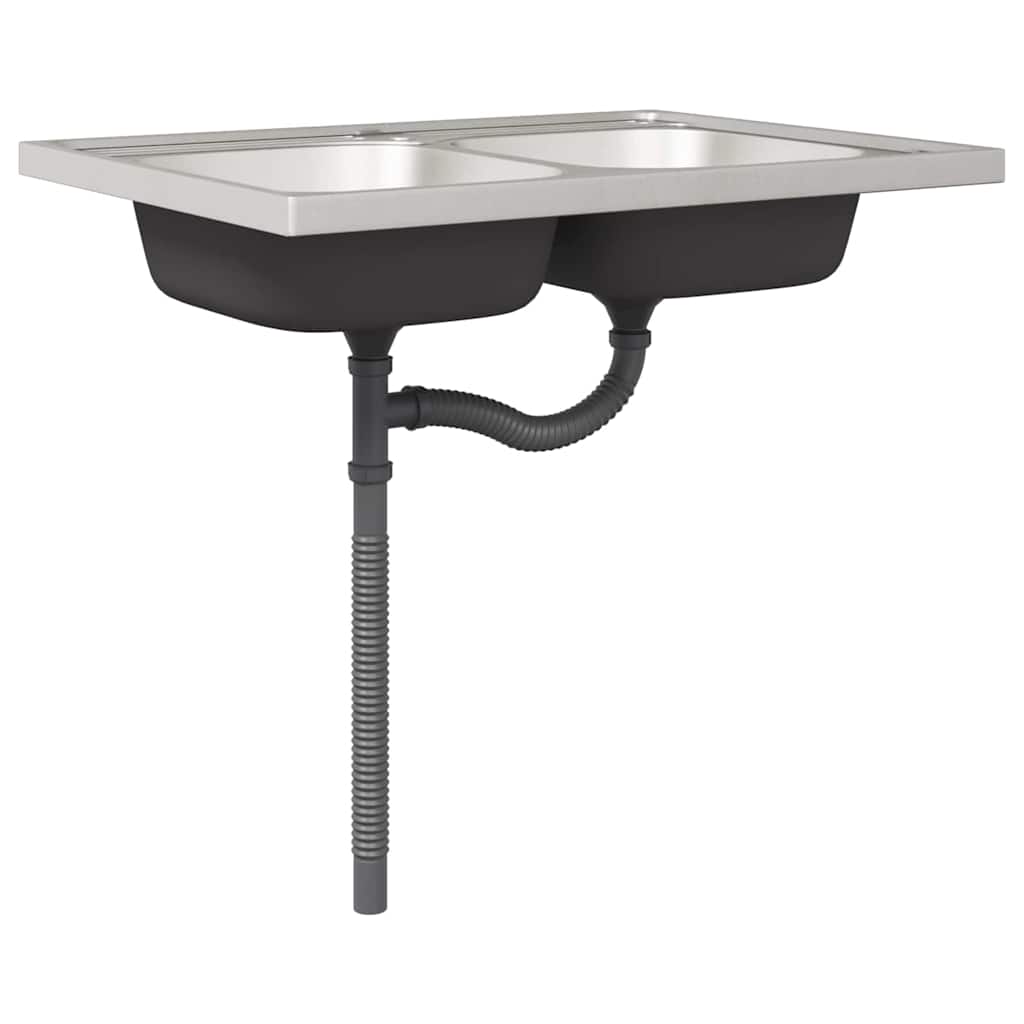 Virtuvės spintelė Kalmar 2 pcs Ruda 80 x 46 x 81.5 cm